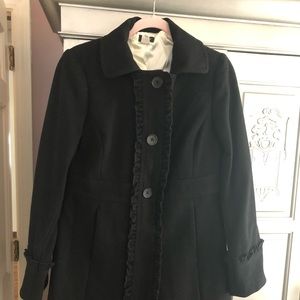 J crew black coat